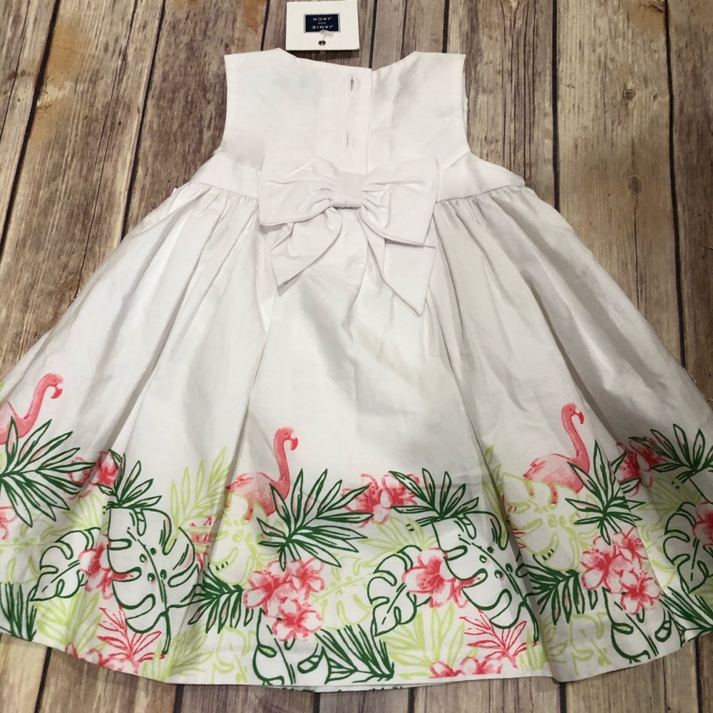 Janie and Jack flamingo dress - Picture 3 of 5